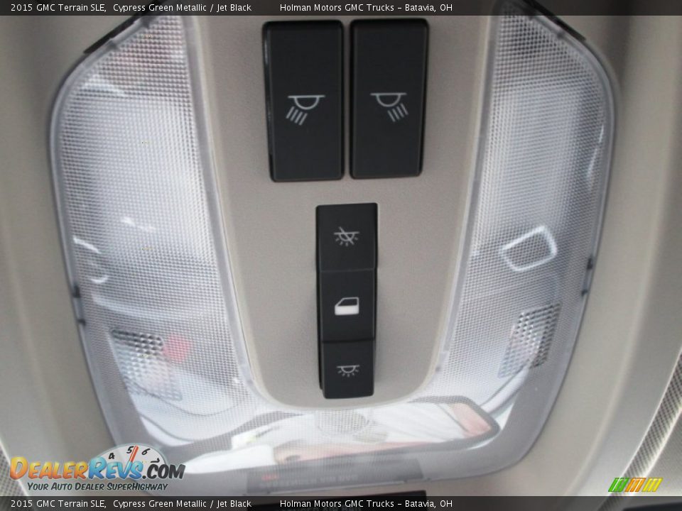 2015 GMC Terrain SLE Cypress Green Metallic / Jet Black Photo #18