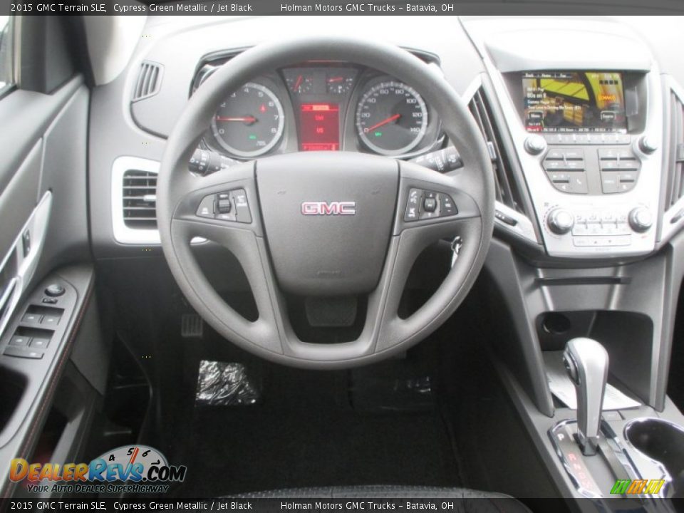 2015 GMC Terrain SLE Cypress Green Metallic / Jet Black Photo #19