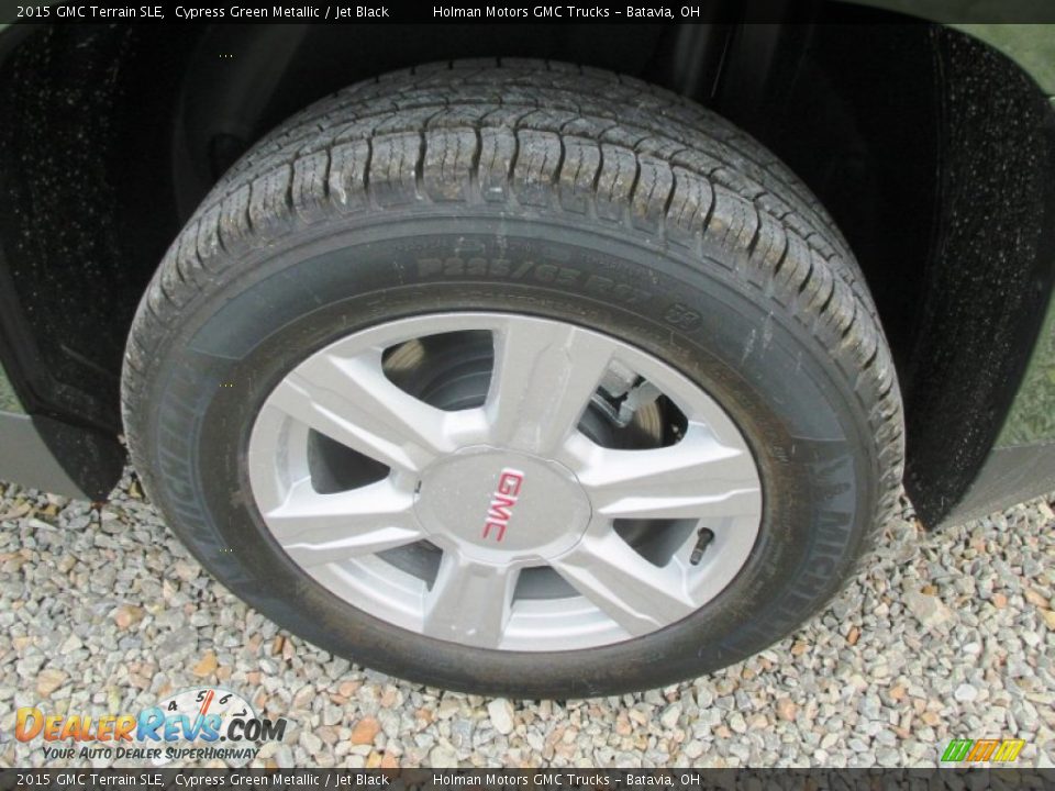 2015 GMC Terrain SLE Cypress Green Metallic / Jet Black Photo #21