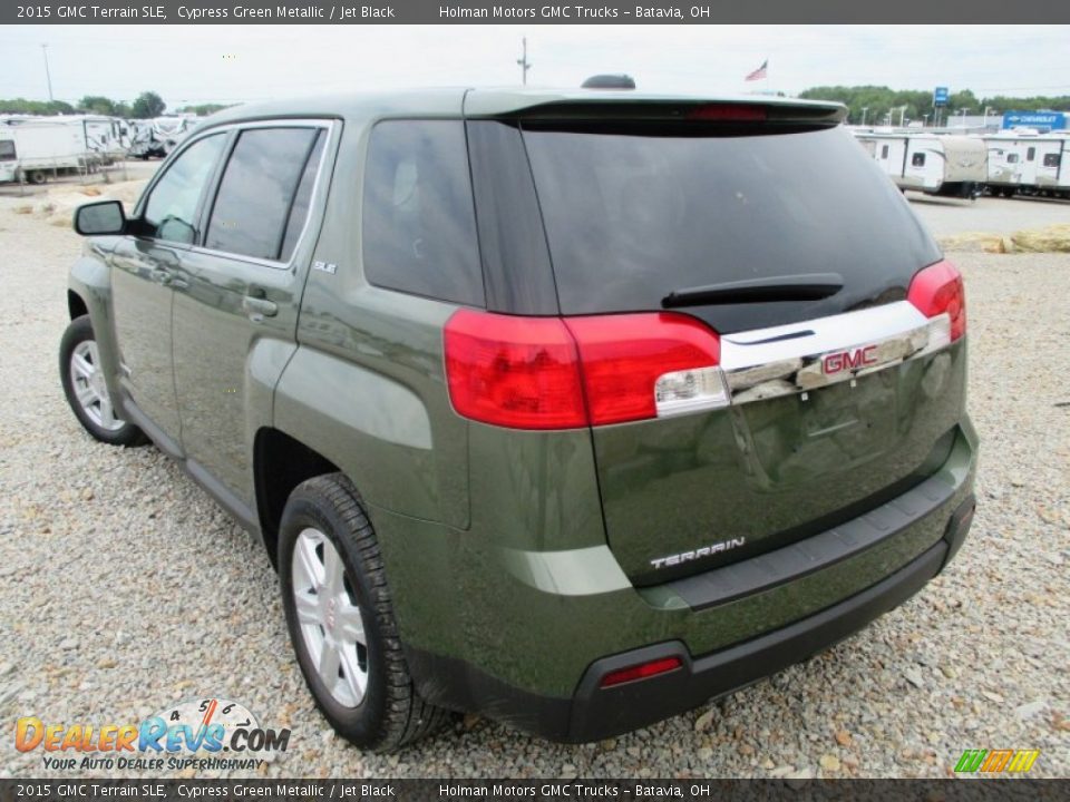 2015 GMC Terrain SLE Cypress Green Metallic / Jet Black Photo #22