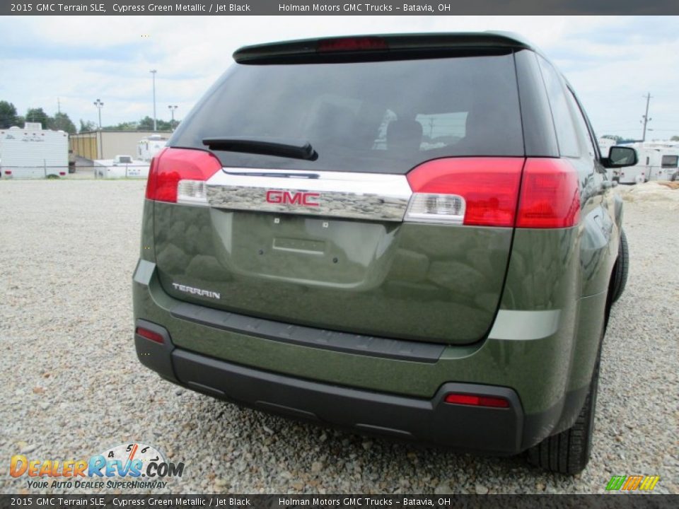2015 GMC Terrain SLE Cypress Green Metallic / Jet Black Photo #25