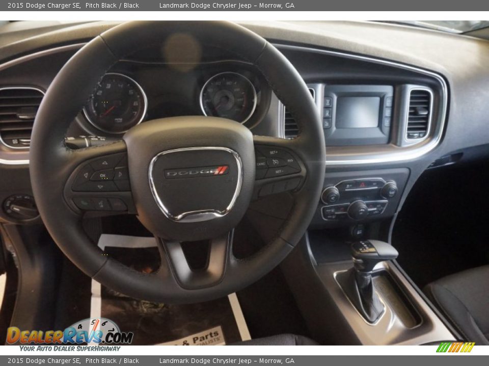2015 Dodge Charger SE Steering Wheel Photo #6
