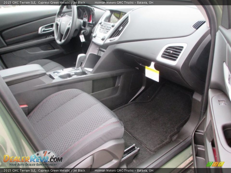 2015 GMC Terrain SLE Cypress Green Metallic / Jet Black Photo #27