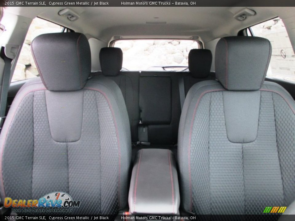 2015 GMC Terrain SLE Cypress Green Metallic / Jet Black Photo #28