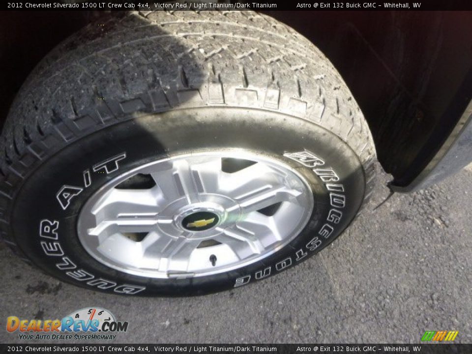 2012 Chevrolet Silverado 1500 LT Crew Cab 4x4 Victory Red / Light Titanium/Dark Titanium Photo #8