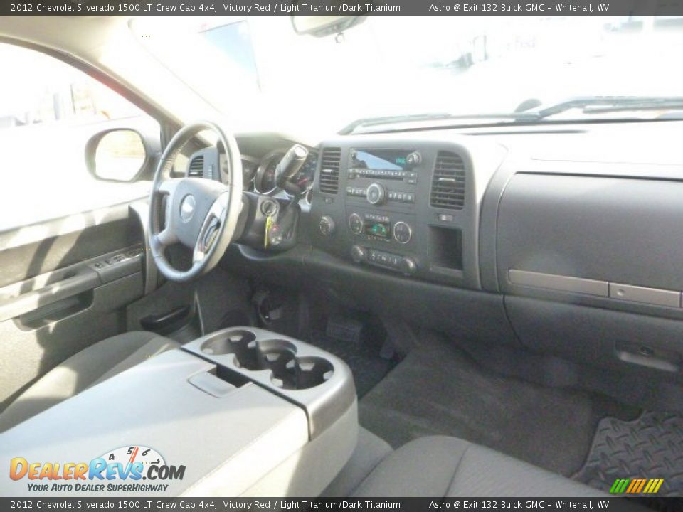 2012 Chevrolet Silverado 1500 LT Crew Cab 4x4 Victory Red / Light Titanium/Dark Titanium Photo #10