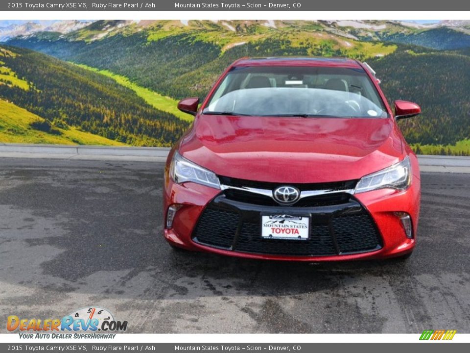 2015 Toyota Camry XSE V6 Ruby Flare Pearl / Ash Photo #2