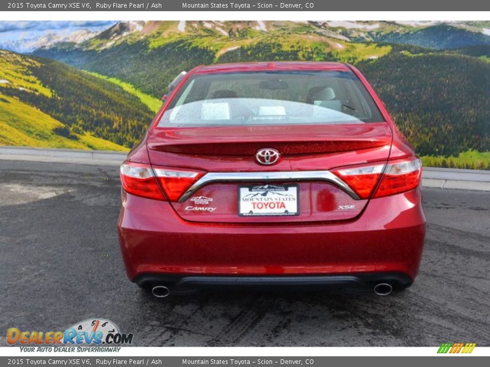 2015 Toyota Camry XSE V6 Ruby Flare Pearl / Ash Photo #4