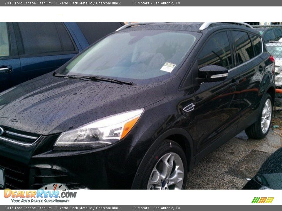 2015 Ford Escape Titanium Tuxedo Black Metallic / Charcoal Black Photo #1