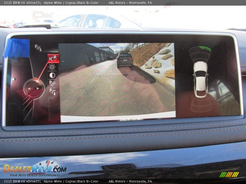 2015 BMW X6 xDrive35i Alpine White / Cognac/Black Bi-Color Photo #18