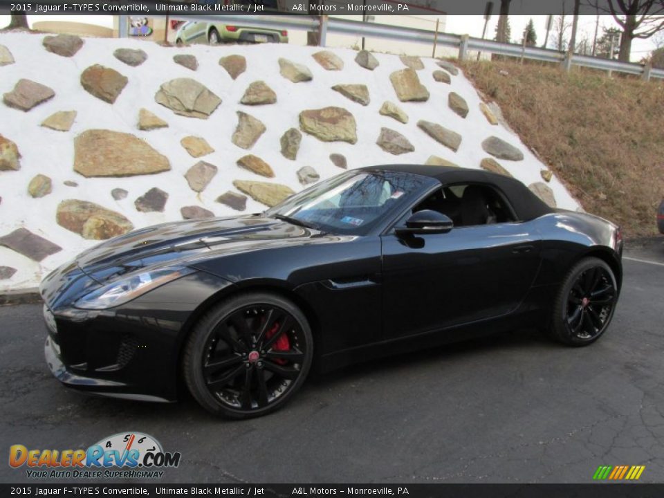 Front 3/4 View of 2015 Jaguar F-TYPE S Convertible Photo #1