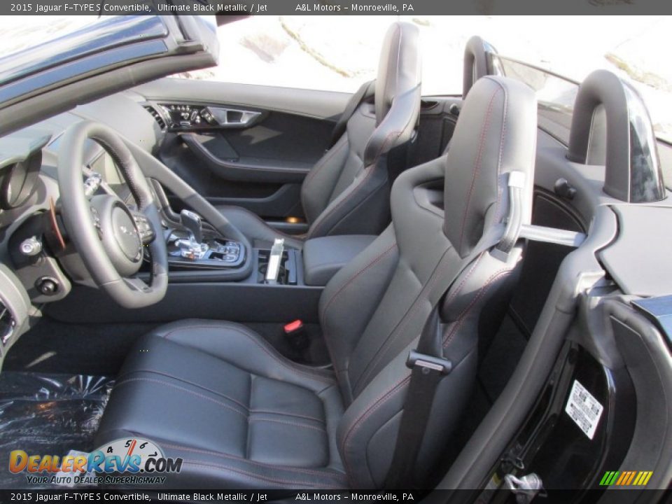 Front Seat of 2015 Jaguar F-TYPE S Convertible Photo #14