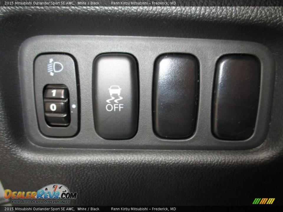 2015 Mitsubishi Outlander Sport SE AWC White / Black Photo #13