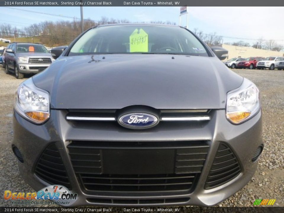 2014 Ford Focus SE Hatchback Sterling Gray / Charcoal Black Photo #8