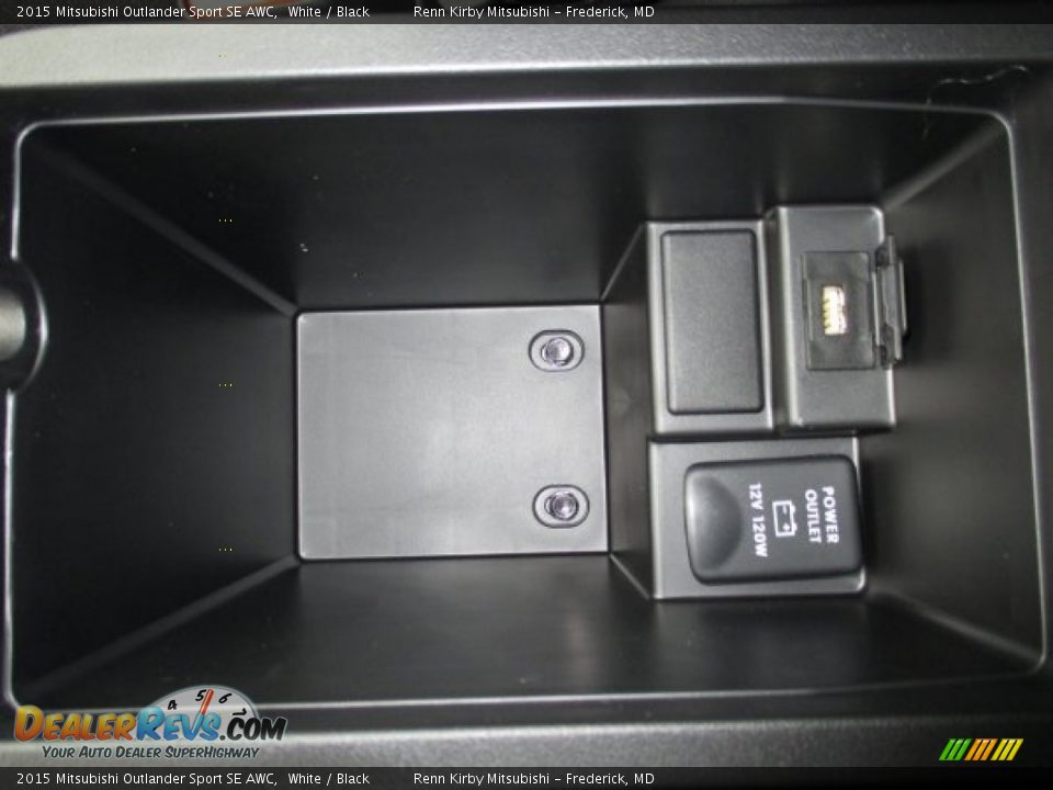 2015 Mitsubishi Outlander Sport SE AWC White / Black Photo #23