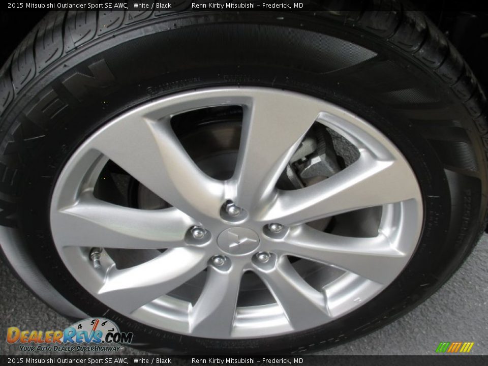 2015 Mitsubishi Outlander Sport SE AWC White / Black Photo #28