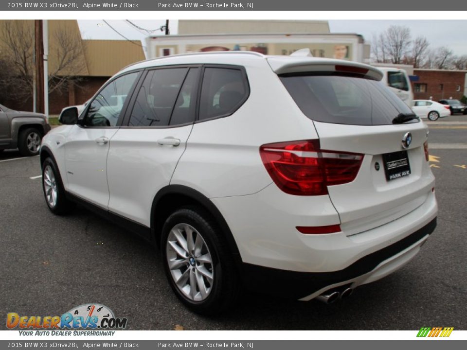 2015 BMW X3 xDrive28i Alpine White / Black Photo #5
