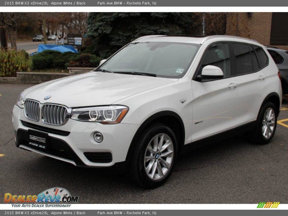 2015 BMW X3 xDrive28i Alpine White / Black Photo #7