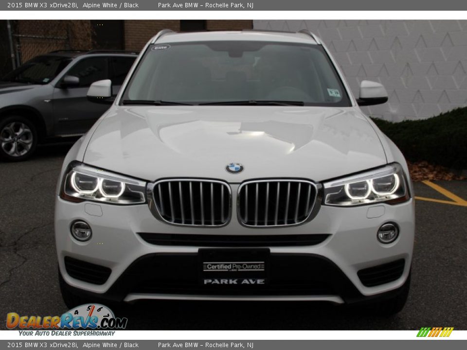 2015 BMW X3 xDrive28i Alpine White / Black Photo #8