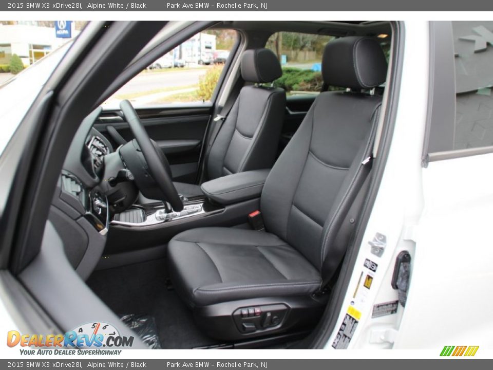 2015 BMW X3 xDrive28i Alpine White / Black Photo #14