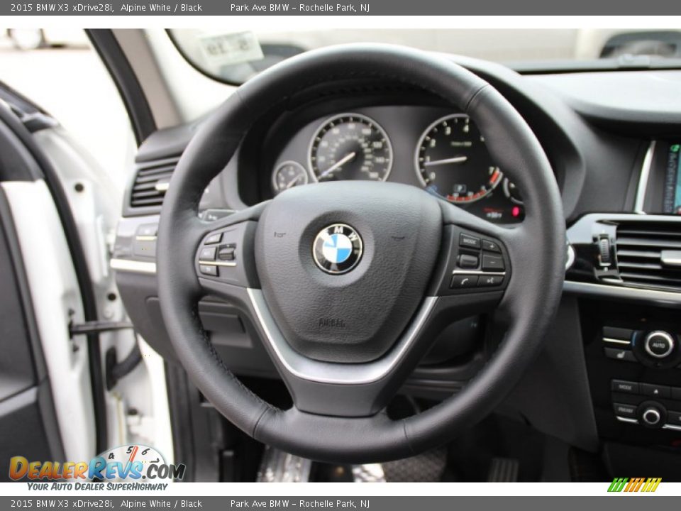 2015 BMW X3 xDrive28i Alpine White / Black Photo #19