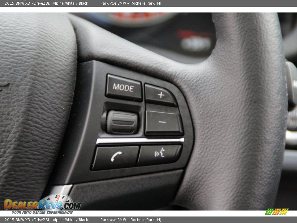 2015 BMW X3 xDrive28i Alpine White / Black Photo #21