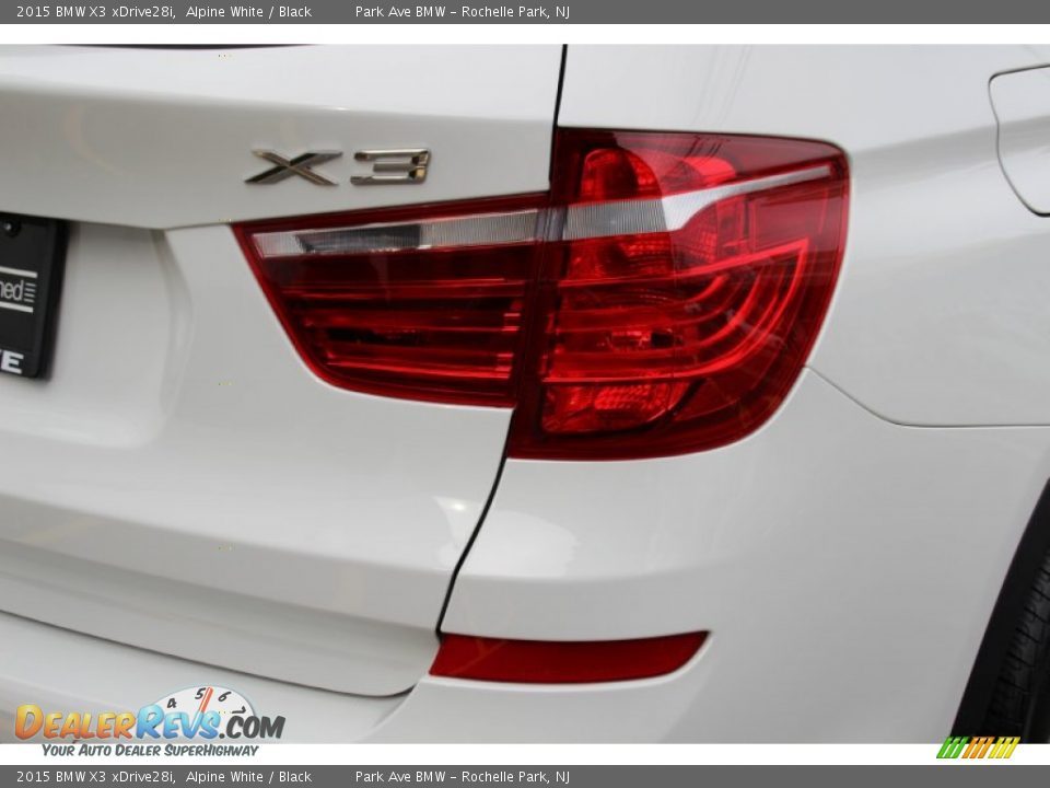 2015 BMW X3 xDrive28i Alpine White / Black Photo #24