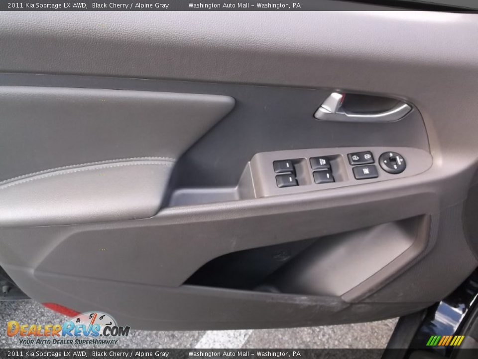 2011 Kia Sportage LX AWD Black Cherry / Alpine Gray Photo #13