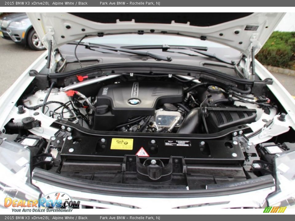 2015 BMW X3 xDrive28i Alpine White / Black Photo #31