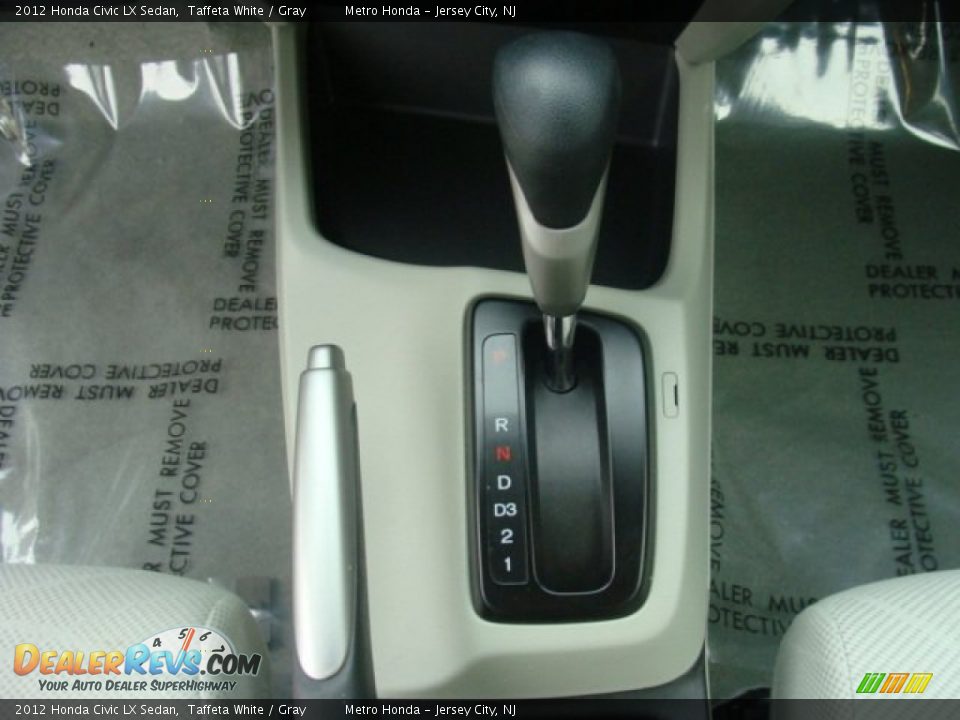 2012 Honda Civic LX Sedan Taffeta White / Gray Photo #19