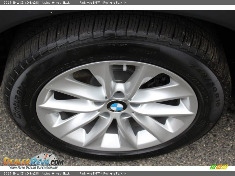 2015 BMW X3 xDrive28i Alpine White / Black Photo #34