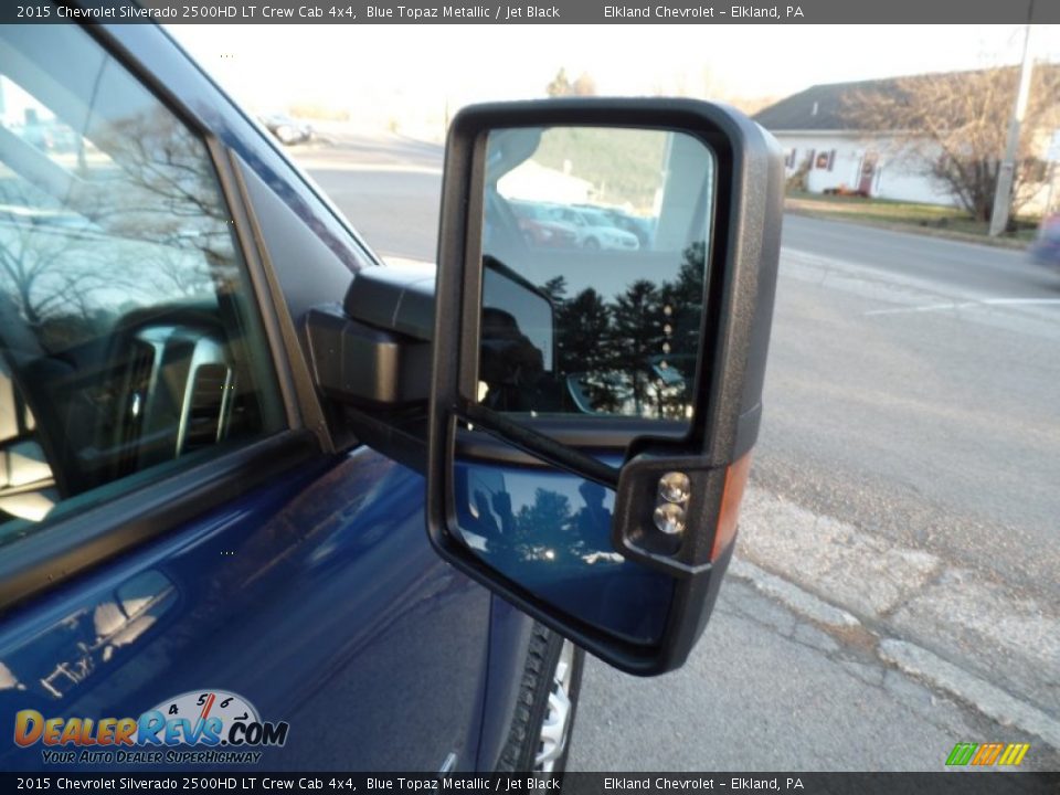 2015 Chevrolet Silverado 2500HD LT Crew Cab 4x4 Blue Topaz Metallic / Jet Black Photo #13
