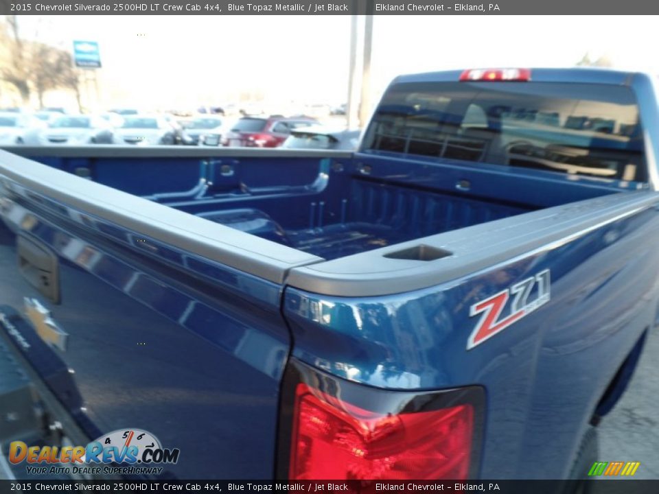 2015 Chevrolet Silverado 2500HD LT Crew Cab 4x4 Blue Topaz Metallic / Jet Black Photo #20