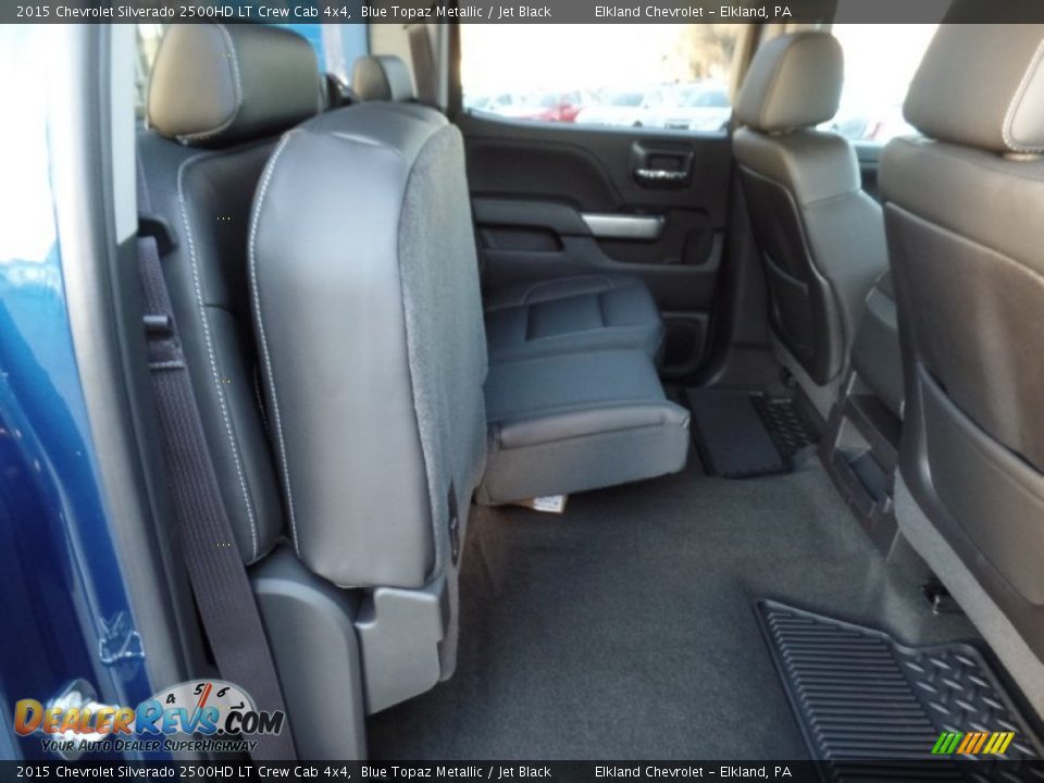 2015 Chevrolet Silverado 2500HD LT Crew Cab 4x4 Blue Topaz Metallic / Jet Black Photo #29