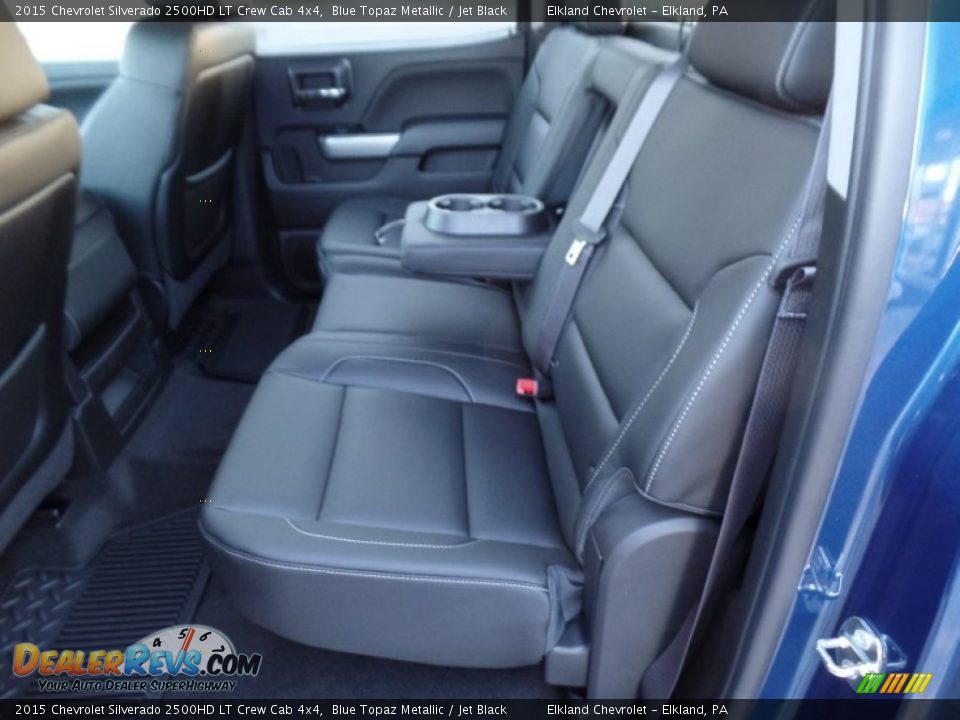 2015 Chevrolet Silverado 2500HD LT Crew Cab 4x4 Blue Topaz Metallic / Jet Black Photo #31