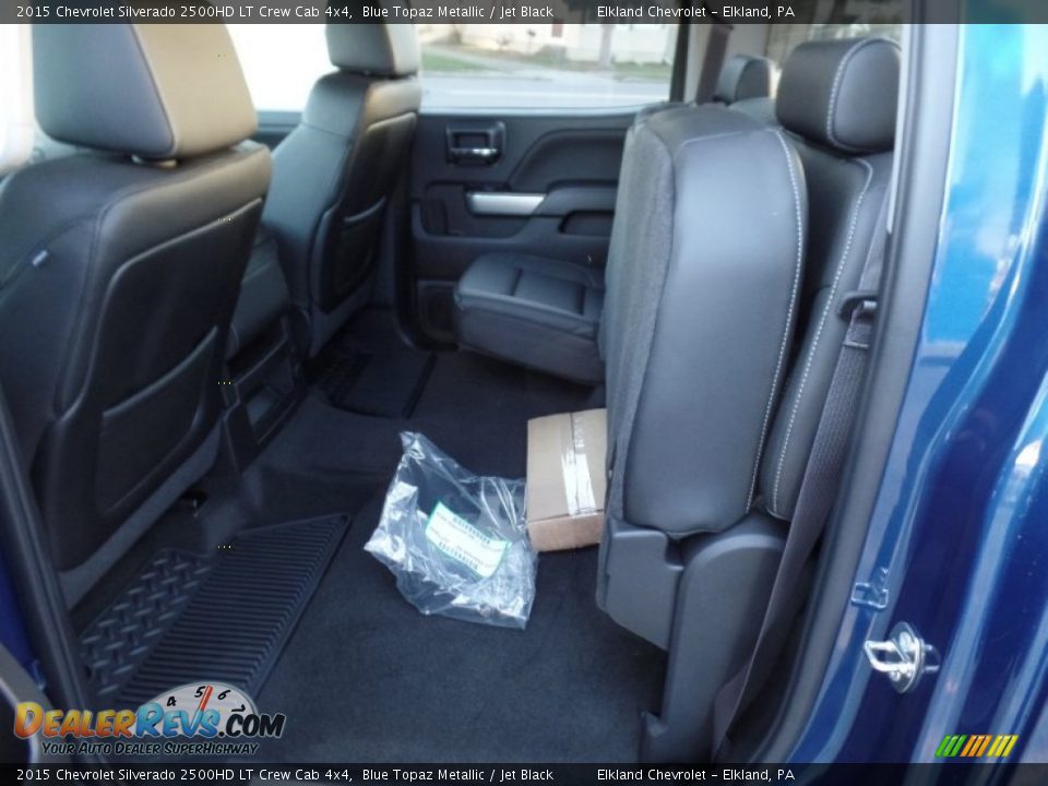 2015 Chevrolet Silverado 2500HD LT Crew Cab 4x4 Blue Topaz Metallic / Jet Black Photo #33
