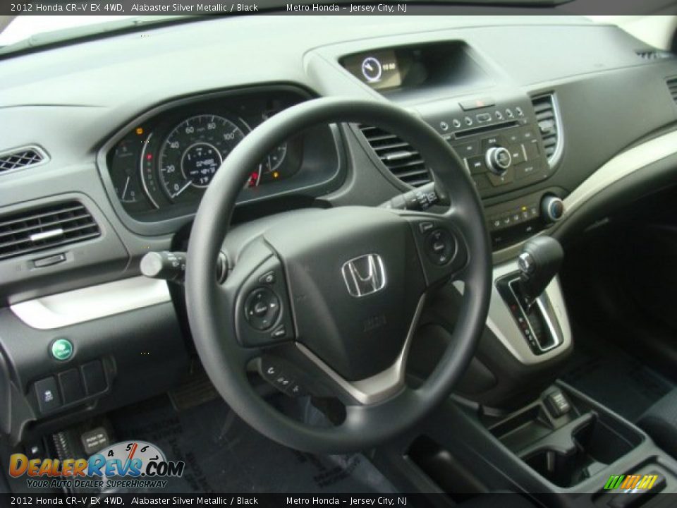 2012 Honda CR-V EX 4WD Alabaster Silver Metallic / Black Photo #11