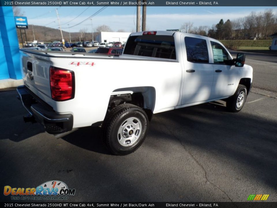 2015 Chevrolet Silverado 2500HD WT Crew Cab 4x4 Summit White / Jet Black/Dark Ash Photo #3