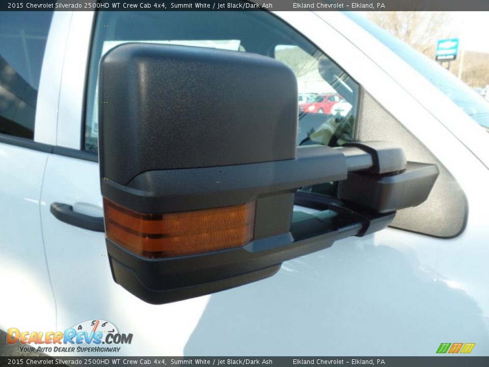 2015 Chevrolet Silverado 2500HD WT Crew Cab 4x4 Summit White / Jet Black/Dark Ash Photo #12