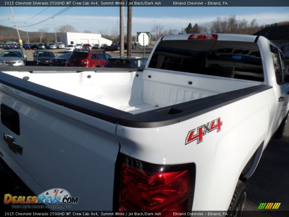 2015 Chevrolet Silverado 2500HD WT Crew Cab 4x4 Summit White / Jet Black/Dark Ash Photo #14