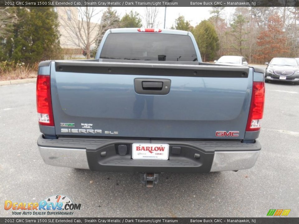 2012 GMC Sierra 1500 SLE Extended Cab Stealth Gray Metallic / Dark Titanium/Light Titanium Photo #5