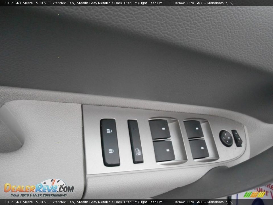 2012 GMC Sierra 1500 SLE Extended Cab Stealth Gray Metallic / Dark Titanium/Light Titanium Photo #9