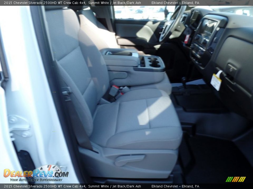 2015 Chevrolet Silverado 2500HD WT Crew Cab 4x4 Summit White / Jet Black/Dark Ash Photo #22