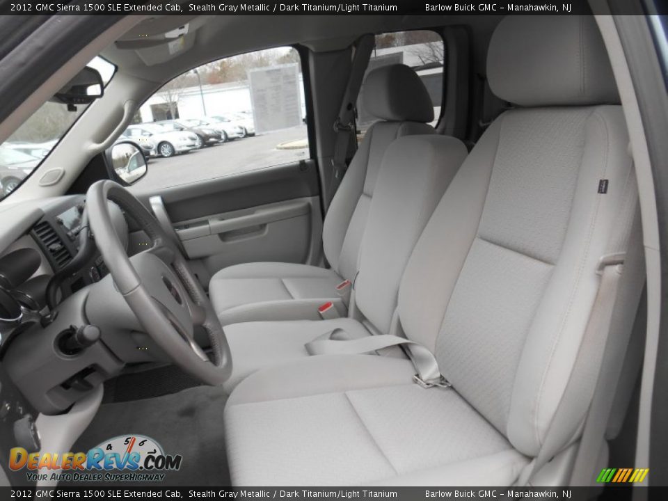 2012 GMC Sierra 1500 SLE Extended Cab Stealth Gray Metallic / Dark Titanium/Light Titanium Photo #11