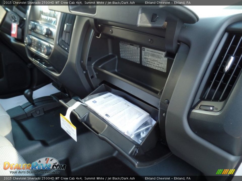 2015 Chevrolet Silverado 2500HD WT Crew Cab 4x4 Summit White / Jet Black/Dark Ash Photo #23