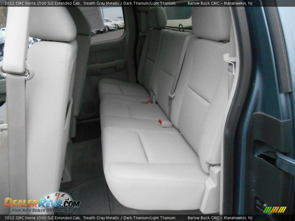 2012 GMC Sierra 1500 SLE Extended Cab Stealth Gray Metallic / Dark Titanium/Light Titanium Photo #12