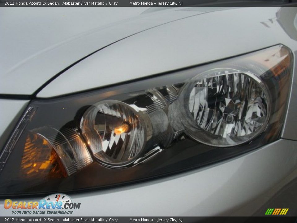 2012 Honda Accord LX Sedan Alabaster Silver Metallic / Gray Photo #25