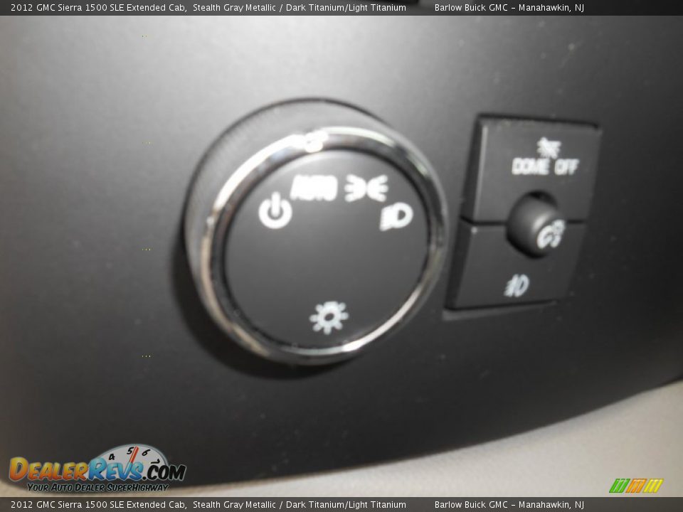 2012 GMC Sierra 1500 SLE Extended Cab Stealth Gray Metallic / Dark Titanium/Light Titanium Photo #16