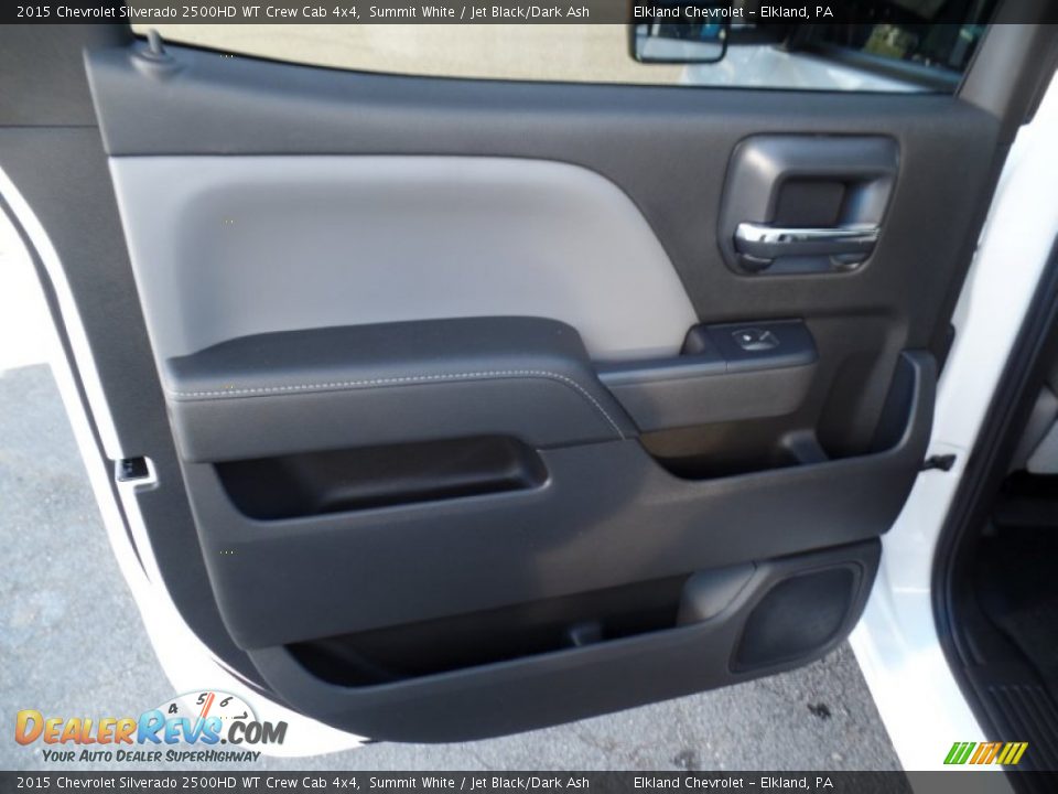 2015 Chevrolet Silverado 2500HD WT Crew Cab 4x4 Summit White / Jet Black/Dark Ash Photo #28