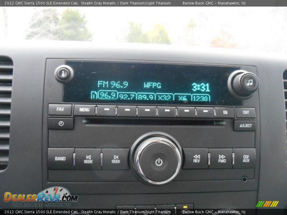 2012 GMC Sierra 1500 SLE Extended Cab Stealth Gray Metallic / Dark Titanium/Light Titanium Photo #18